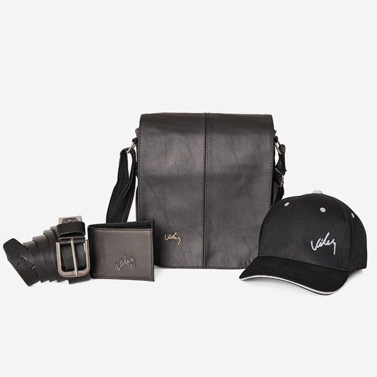 Kit Gorra Carriel 27 cm Correa Billetera