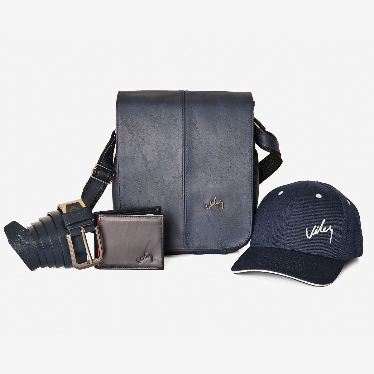 Kit Gorra Carriel 27 cm Correa Billetera