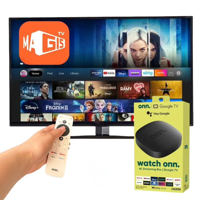 ORIGINAL WATCH ONN 4K CON MAGIS TV