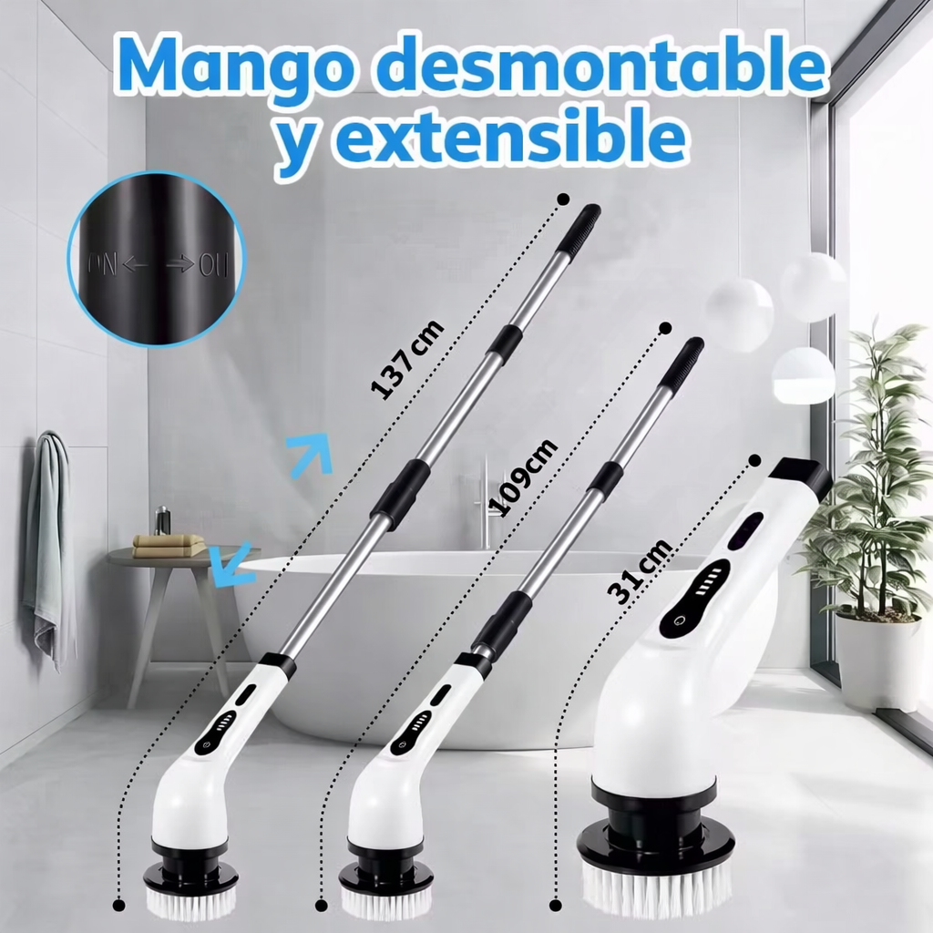 Cepillo de Limpieza Eléctrico 9 en 1