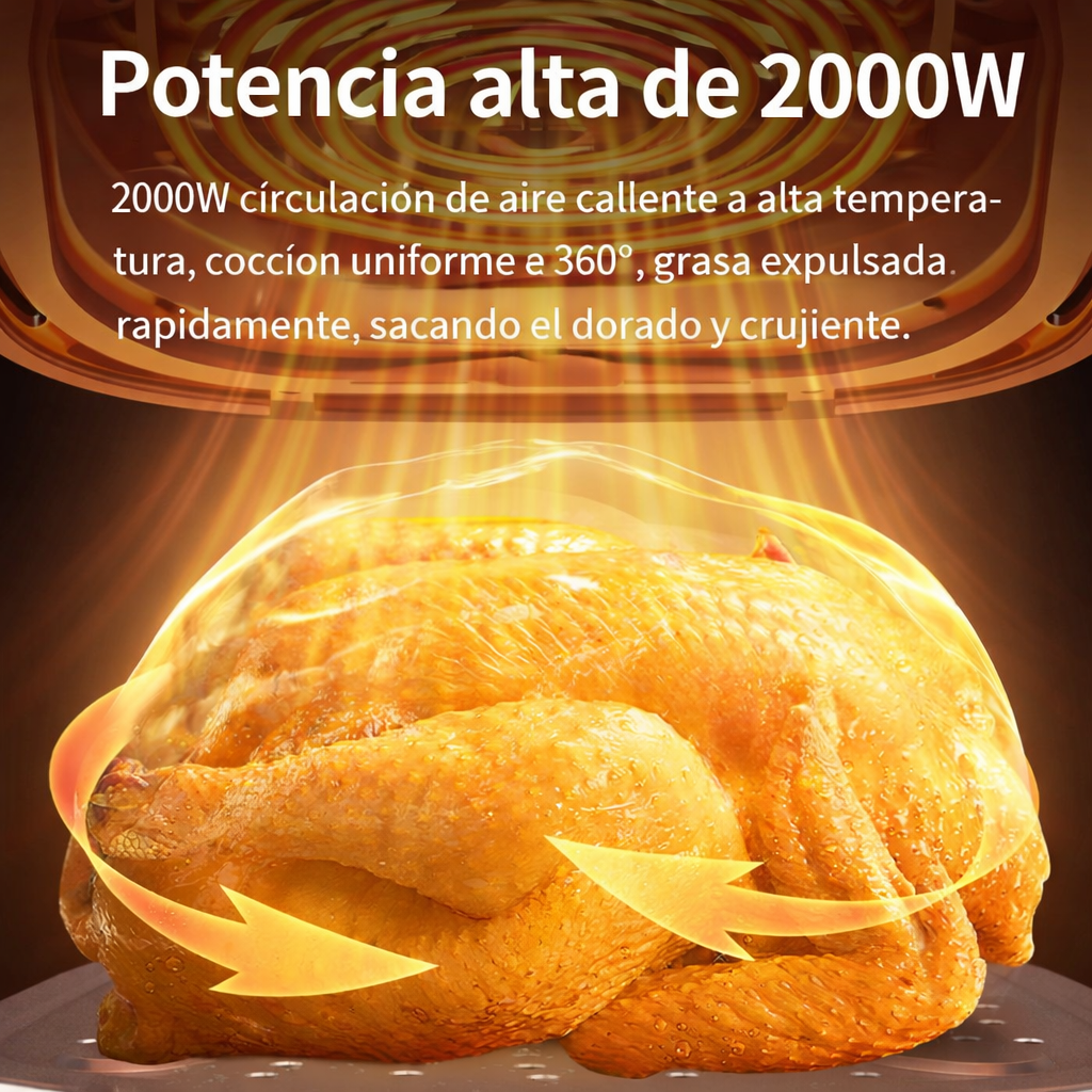 Freidora de Aire Inteligente 8L Manual