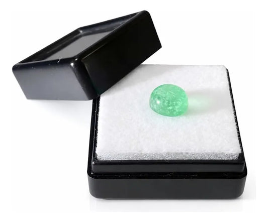 Esmeralda Natural Ojo De Gato Auténtica. Inversión O Joyería