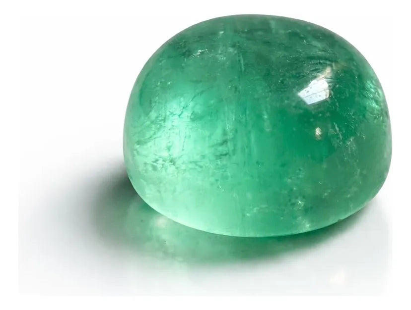 Esmeralda Natural Ojo De Gato Auténtica. Inversión O Joyería